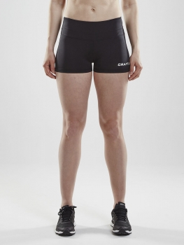 Craft Squad Laufshort Hotpants Damen - Schwarz